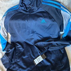adidas Originals Boys Zip Front Icons Tricot Track Jacket